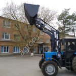 Погрузчик на МТЗ ТУРС-1500-0Д с джойстиком