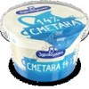 Сметана Здравушка 14% пл-ст 180г