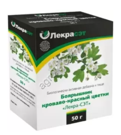 Боярышник цветы 50 гр ЛС,