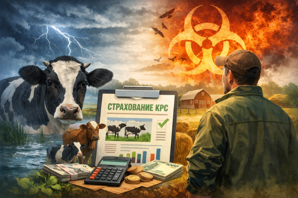 Страхование КРС в 2026 году: расчёт устойчивости для фермера