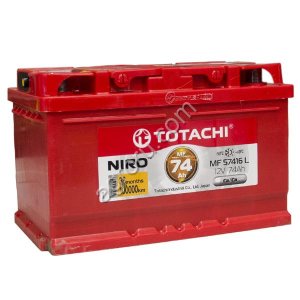 Аккумулятор АКБ-6СТ-74 (700А) о/п Totachi NIRO Япония 278х175х175 низкий (обслуж), (арт.: 90074)