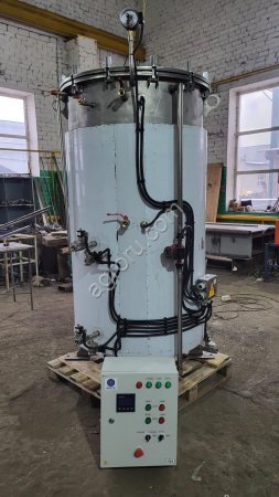 АВТОКЛАВ паровой 950л ЗС-24/05ПН, вертикальный, материал корпуса - нержавеющая сталь