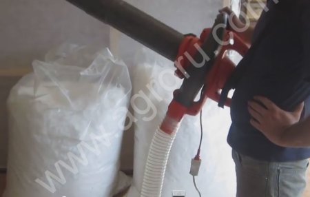 Шланг для подачи эковаты и пеноизольной крошки