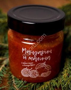 Джем - мандарин и малина / ДАРЫ-ЮГРЫ-ХМАО / 200 гр