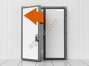 Дверь Холодильная Распашная Двустворчатая СТ- РДД - 2000*2200*80 С\Т.