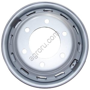 Диск колесный 6.00*17.5 ET115 6*222.25 D160 ГАЗ Валдай серебристый КД без вент., (арт.: C49RD2-3101015)