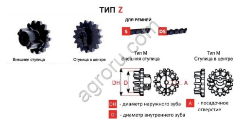 Приводное колесо 42/10Z 42/10Z для Тип Z