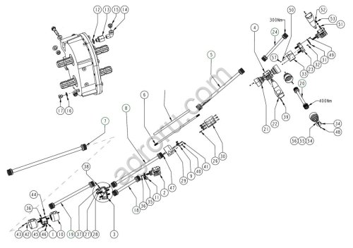 Карданный вал W.300E.003 для AVR Spirit 5200