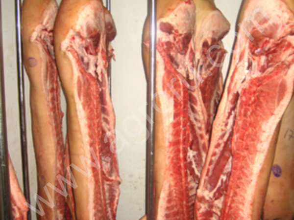 Свинина охлажденная в п/т 1-2 кат.