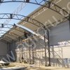 Ангар прямостенный с арочной кровлей