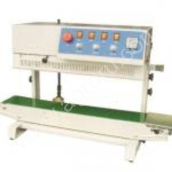 FRBM-810II конвейерный запайщик (с вертикальной головой+печать сухими чернилами)