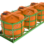 Емкость КАС Кассета 15 м3, усиленная.