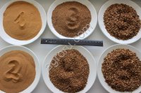 Дpoблeннaя cкopлупa абрикосoвой кoсточки (абразив)