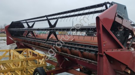 Жатка зерновая 7 метров с телегой