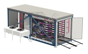 Мобильная камера шоковой заморозки контейнерного типа