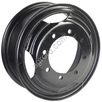 Диск колесный 7.0*20 ET144 8*275 D214 ЧКПЗ ЗИЛ-130 черный КД (под футорку) без вент., (арт.: 7.0-20-3101012 А5)