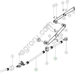 Карданный вал W.240.SC25A для AVR Spirit 4100