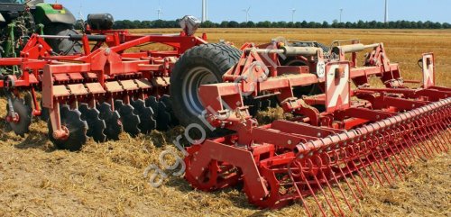 Компактная дисковая борона прицепная двухрядная DISKATOR 610,Quivogne