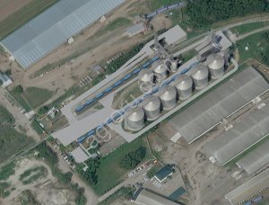 Действующий линейный элеватор на юге России