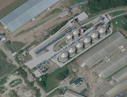 Действующий линейный элеватор на юге России