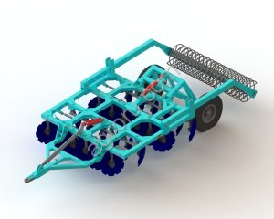 Борона дисковая прицепная БДМ-2,6х4П (Сура-2,6х4П)