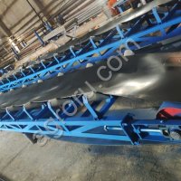 Конвейер B-800мм, L-8000мм на опорах