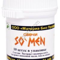 свечи SoMen с огневкой и подмором пчел