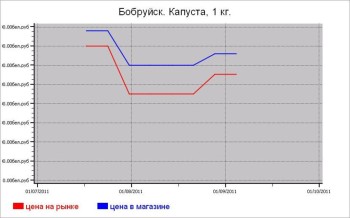 Овощные цены Бобруйска