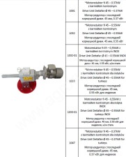 Мотор-редукторы в сборе с последней кормушкой 0,37 и 0,55 кВт