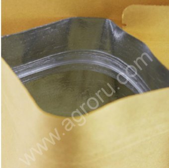 Пакеты Дой-Пак из крафт бумаги с зип-локом, с окошком