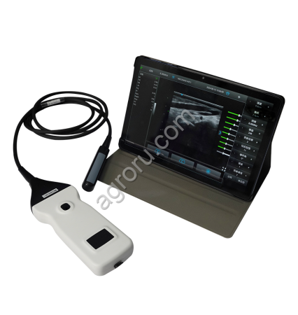Ветеринарный беспроводной УЗИ для КРС, 128 элементов датчика
