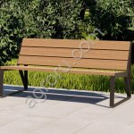 Городская и садовая скамейка ЧАРТЕР, модульная мебель NEOMAF