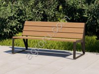 Городская скамейка ЧАРТЕР,  модульная мебель NEOMAF