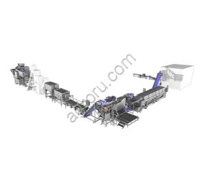 Линия фасовки морковки по корейски