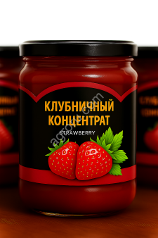 Клубничное пюре. Клубника