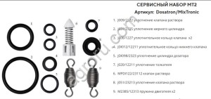 Ремкомплект(аналог) для дозатронов D25RE5(1-5%) и D25RE2(0.2-2%)