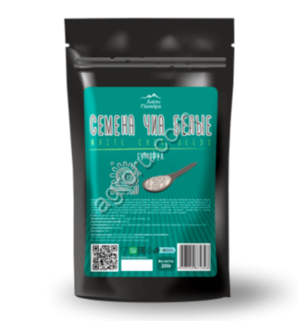 Семена белые Чиа, Дары Памира, 200 г