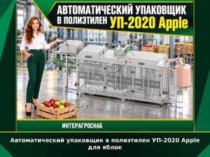Автоматический упаковщик в полиэтилен УП-2020 Apple для яблок