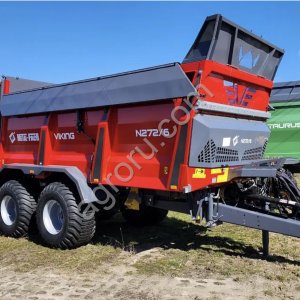 Разбрасыватель органических удобрений Metal-Fach N-272/4 VIKING, 21 тонна, горизонтальные шнеки