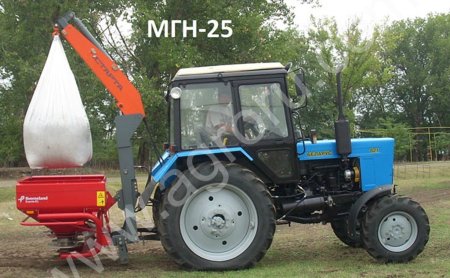 МАНИПУЛЯТОРЫ гидравлические МГН-25 и МГН-25У (с увеличенными высотой и вылетом стрелы)