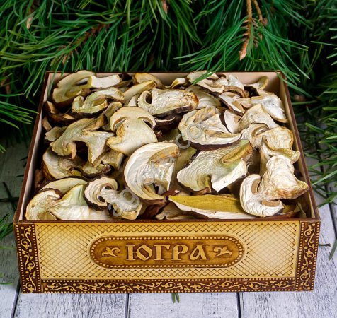 Сушеные белые грибы боровики Сибирские / ДАРЫ-ЮГРЫ-ХМАО / 100 гр