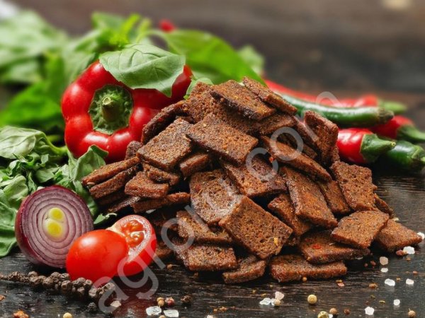 Сухарики (гренки) ржано-пшеничные чипс