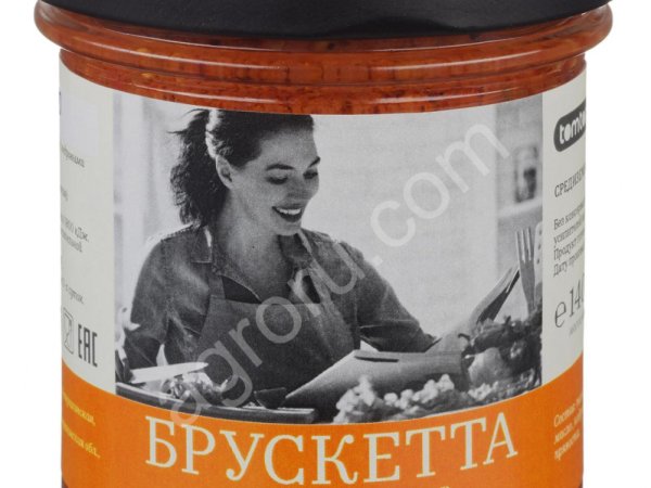 Брускетта из вяленых томатов