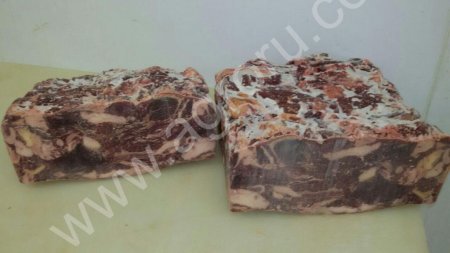 Мясо говядины, 2 (второй) сорт, жилованное, ГОСТ, замороженное, в блоках