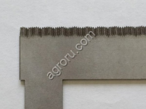 Нож отрезной зубчатый (мелкий зуб) для DXDK-140E П-образный прямой отрез