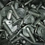 Болт норийный М8-35, М10-40, шайбы норийные полусферические