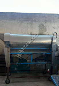 Барабанная мойка для овощей с щетками