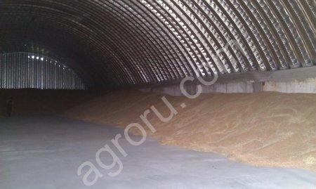 Изготовление бескаркасных зернохранилищь