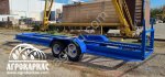 Контейнеровоз садовый КПС-7 роликовый для транспортировки 9 контейнеров
