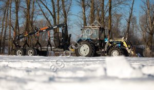 Полуприцеп ППЛ-9 (полуприцеп с аутригерами и баком, г\п 9 тонн)